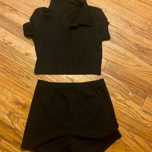 Black 2 Piece Set (XS)